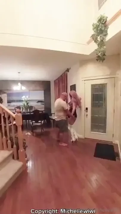 Here you go baby when your naughty horny neighbor michelle sneaked in 