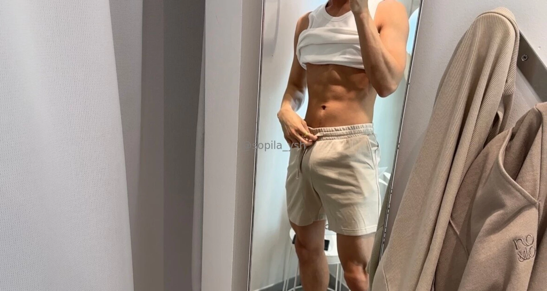 I bought these shorts can i wear it it s coming out too much 