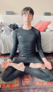 Lotus pose custom video of a fan thank you sir