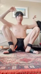 Cool bro smoke then clothes off part 1