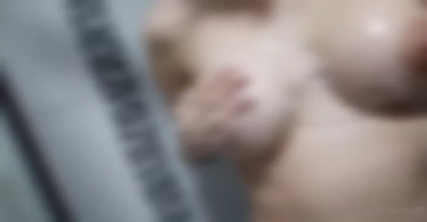 Playing with my tits in the shower 