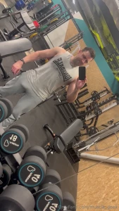 Just another day in the naughty gym