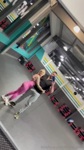 Gym sex partner