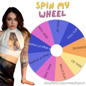 Your fate is in my hands now spin for 10 and find out how i ll use you