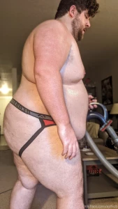 I get so sweaty doing housework these days i wonder why part 2