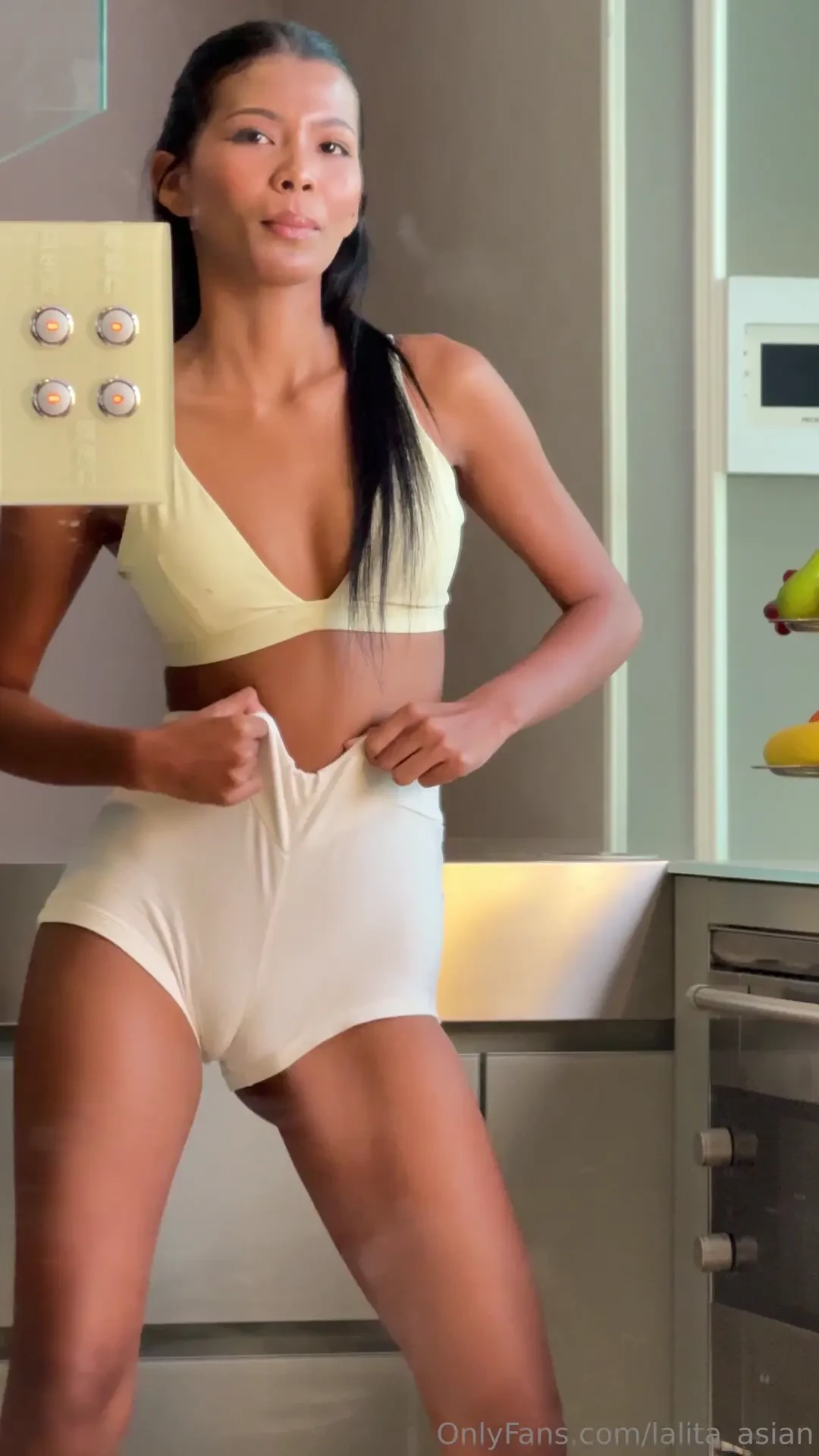 I bit my lip then touched everything else 