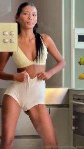 I bit my lip then touched everything else