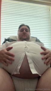 Getting so huge you can t see the chair i m sitting in