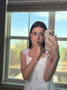 Did i wear white to look sweet or to be a distraction yes