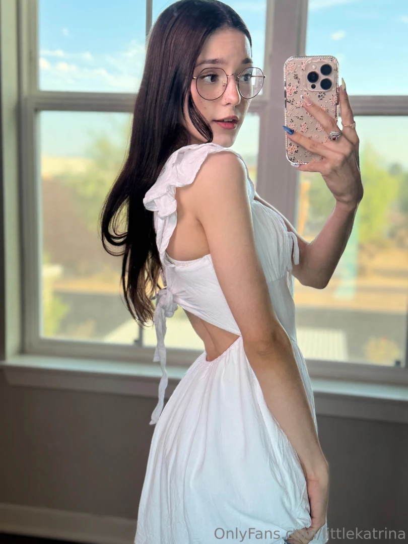 More of me wearing this white dress 