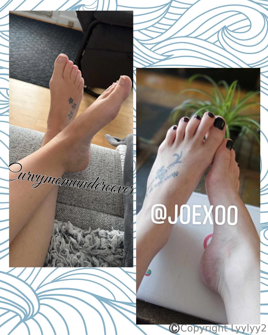 Round 3 qui as les plus beaux pieds a curvymomundercover b joexoo 