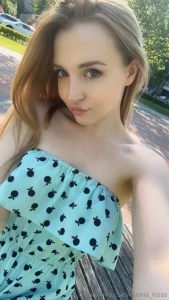 I love to be outside in sunny days