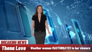 Weather woman enf masturbation weather woman s clothes fall off she s part 1