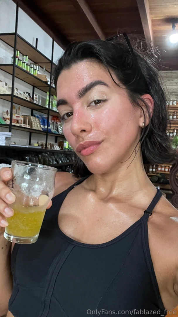 Post-workout glow amp a little reward nothing hits better than a cold 