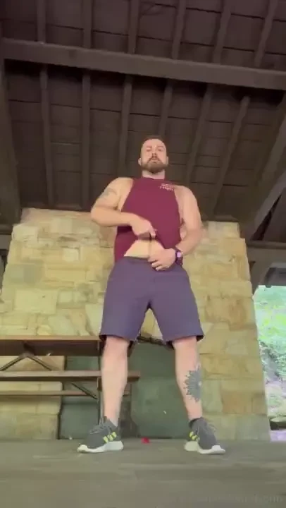 Getting caught playing while hiking 