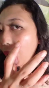 Do you lick you finger after eating tiktok lick finger girl cute horny