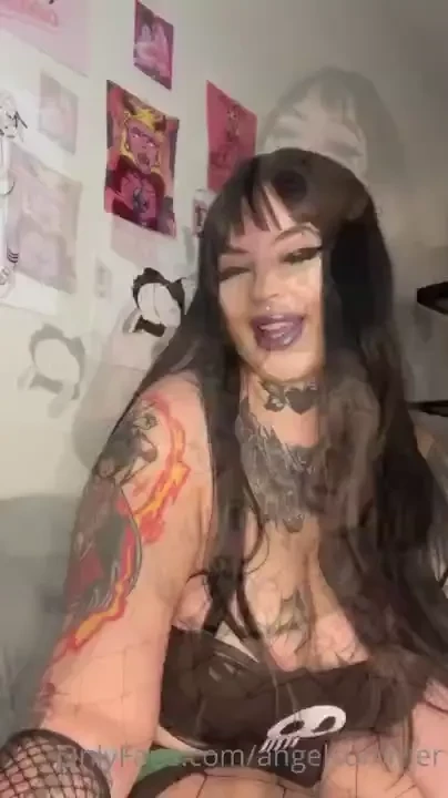 Goth step sis teases u for getting boners around her and seduces u 