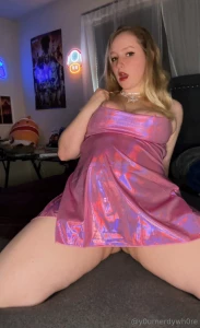 Mmm fuck my pussy is so tight and pink would you bury your face right