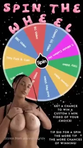 Spin the wheel and win tip 50 for 1 spin get a chance to win hot