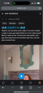 Check out my vip no ppv page right now this video drops on my wall at