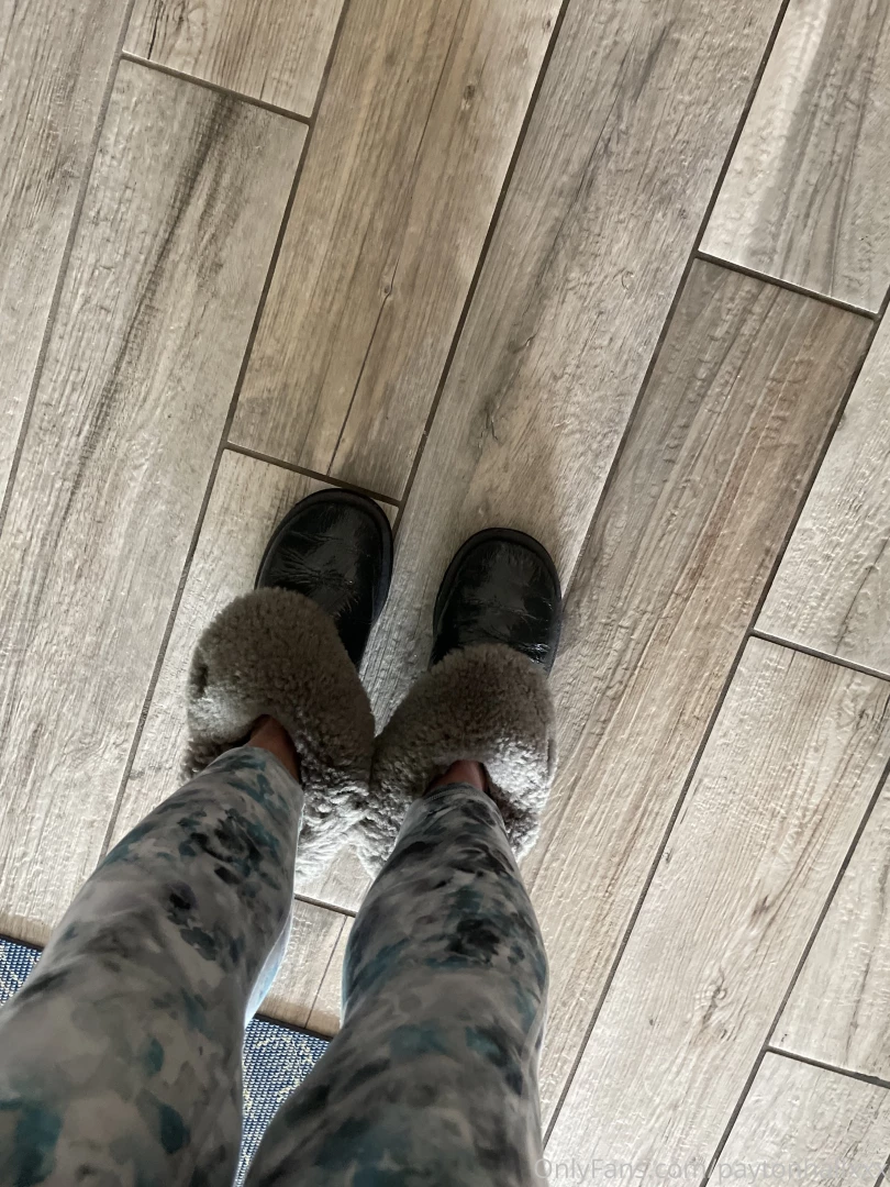 Went to pilates with my ugg boots on cuz still pretty wet here happy 