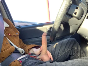 Sitting in the drive thru today and got horny had a photoshoot every part 3