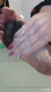 4 videos for you today 1 washing all the dirt off my feet boy it s part 1