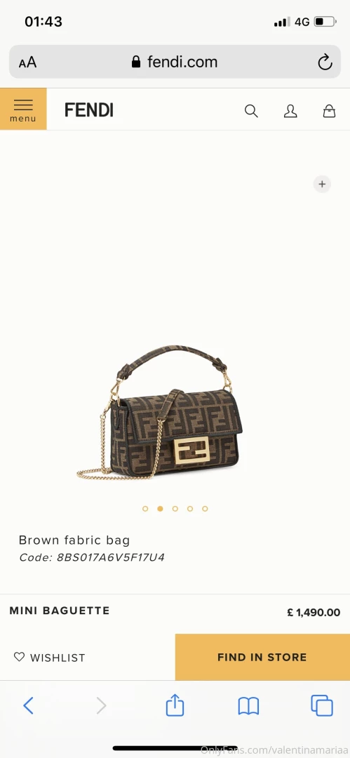 Whoever gets me this bag can have a dinner date evening with me 