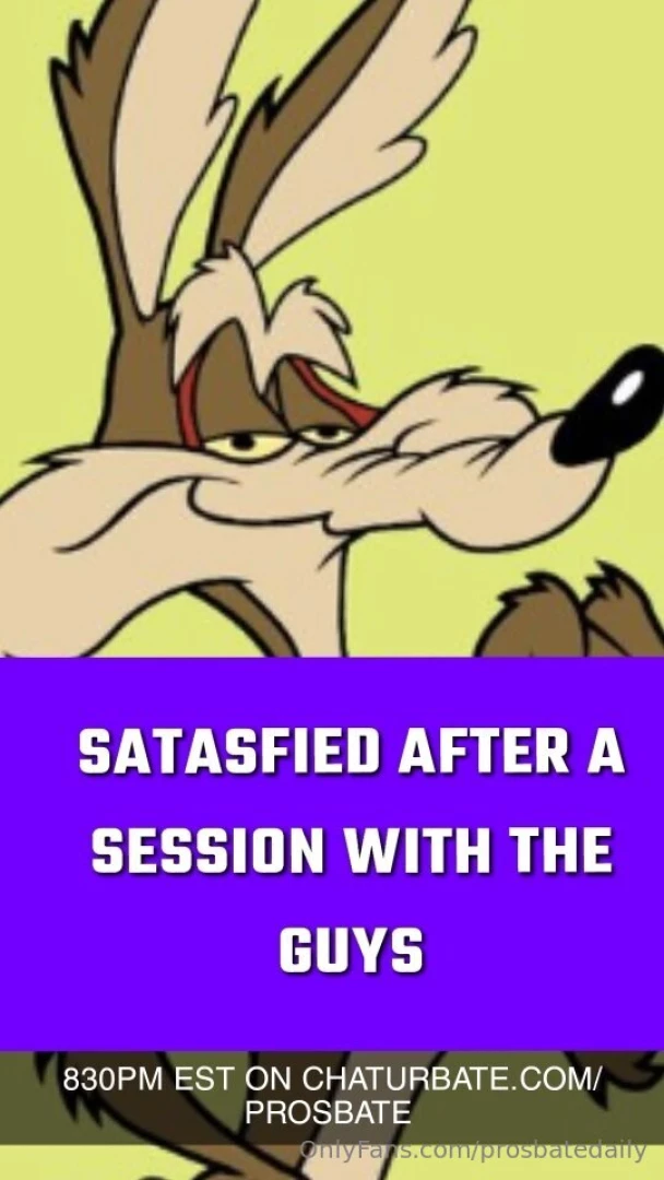 See you tonight 830pm est on chaturbate com prosbate don t forget to 