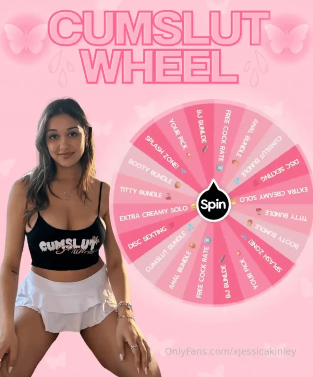 Cumslut wheel spin for a chance to win big just like your cock 1 spin 