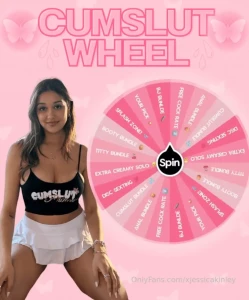 Cumslut wheel spin for a chance to win big just like your cock 1 spin