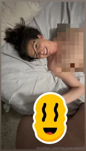 Sex video from last night he s holding the camera standing off the bed