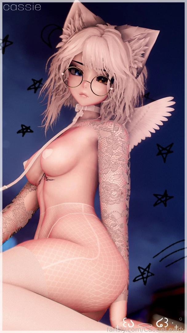 Could you please destroy me ___ vr vrlewd lewdvtuber lewd horny angel 