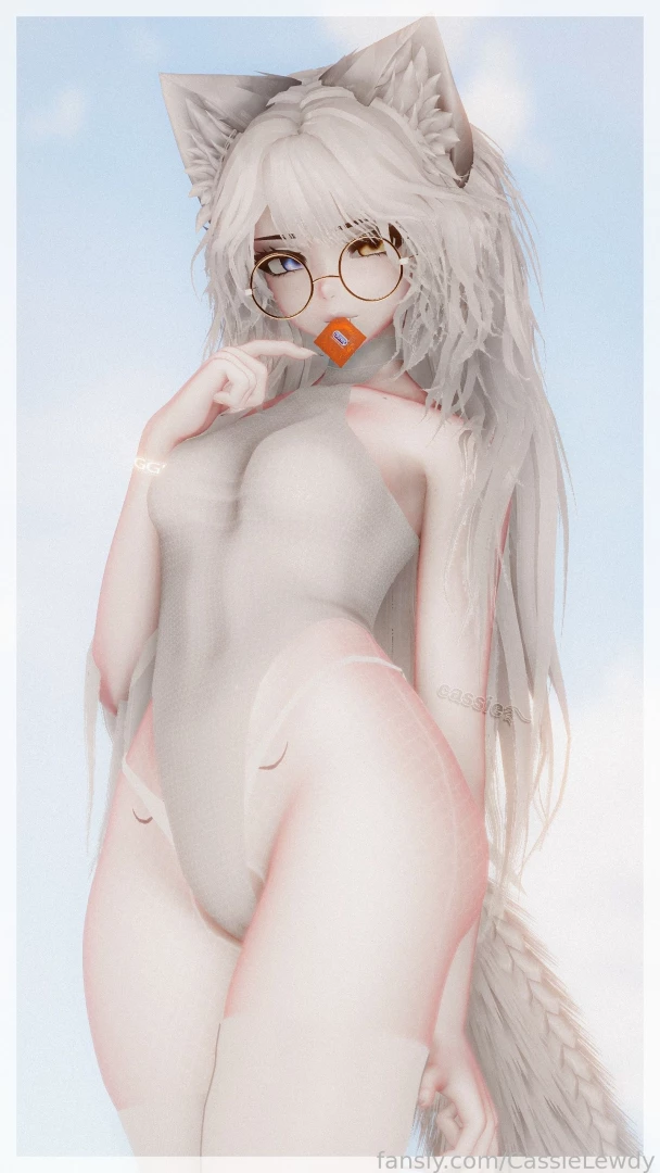 Ready for some lovin again vrlewd hot sexy catgirl nekogirl fishnets 