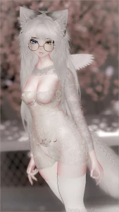 Can you tame this angel vr lewd nekogirl dress fishnets lingerie boobs
