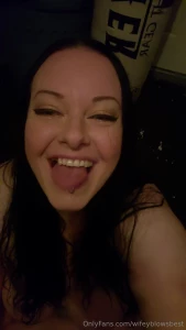 Have some fun and spray my tongue