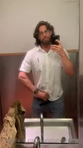 Random bathroom jerk while i m on the road doing sales full video in