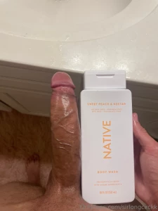 My dick is about the size of my body wash would you be down to shower