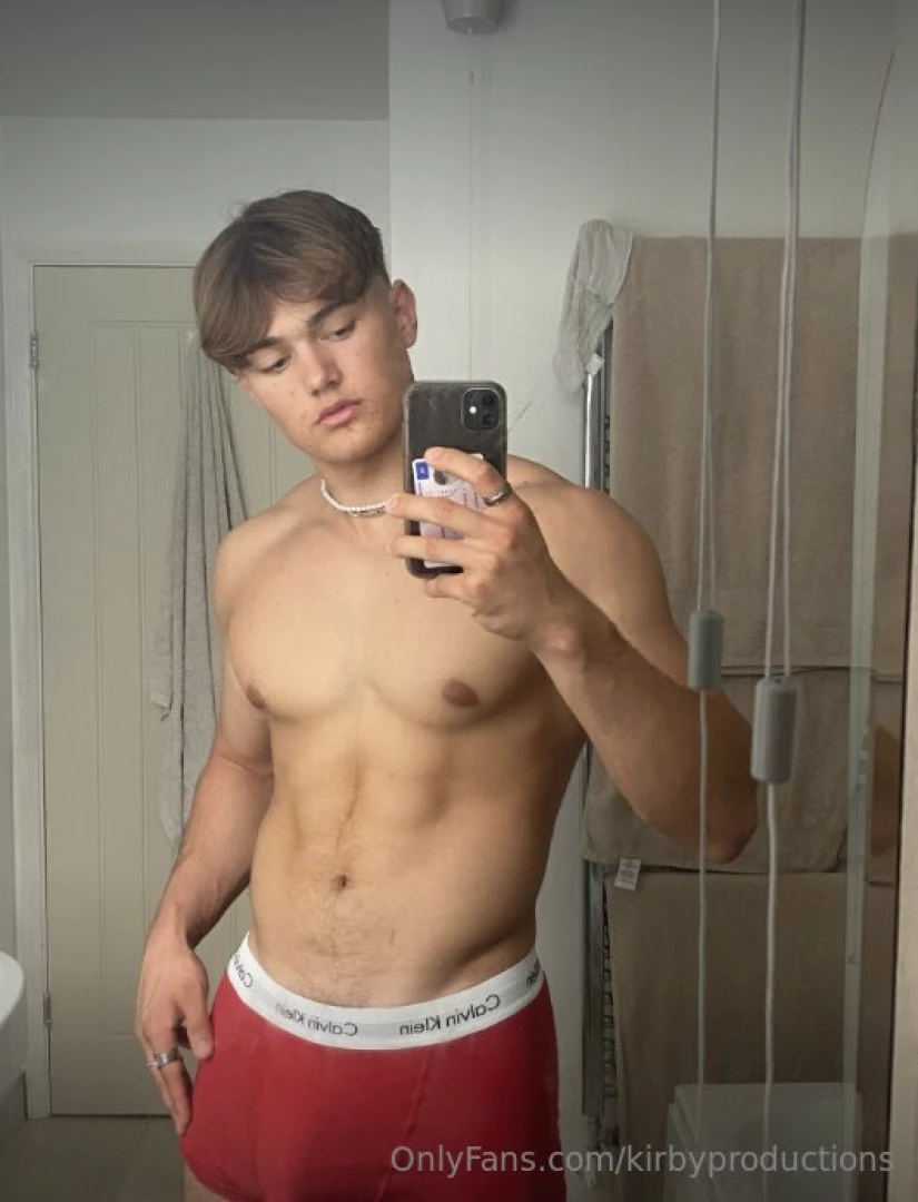 Red boxers looks hot just like you 