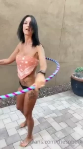 Hula hoop fun with kristylee_bella