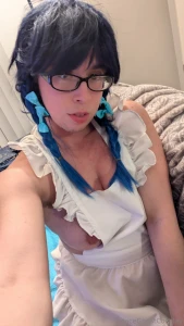 Felt like dressing cute tonight while i make hot cocoa part 1