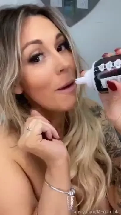 Turns me on when a creamy load drips off of my tits 