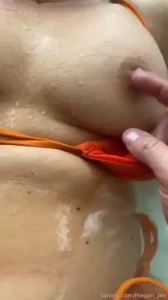 Getting horny in the hot tub please excuse the chlorine stripping my