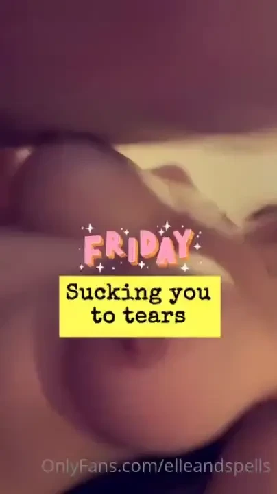 A good sucking making my eyes water baby 