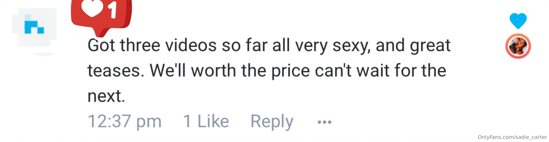 Another pleased fan i love you all 