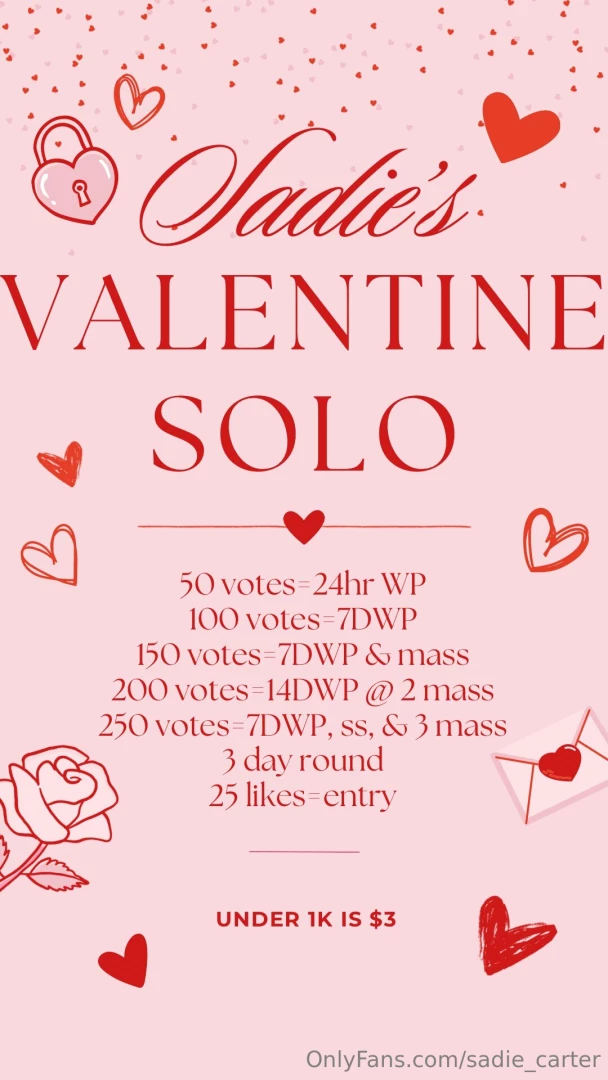 Want to join my solo 50 votes 24hr wp 100 votes 7dwp 150 votes 7dwp 