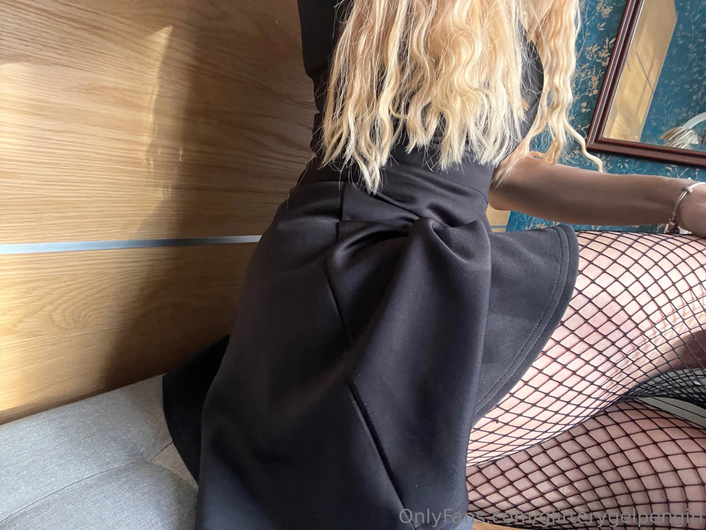 Going out with the girls in all black and fishnets tonight how is 