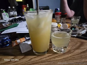 Having a few drinks tonight