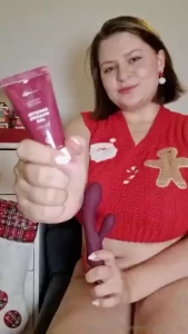 Let s try on my new vibrator and gel for intense orgasm