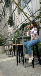 Great to drink wine near home in a local restaurant that looks like a